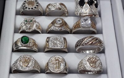 Anillos oro y plata